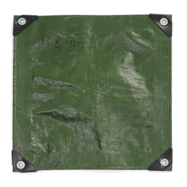 Двусторонняя тент из ПЭ/ПП (оливково-зелёная/чёрная): тяжёлого класса для камуфляжа и маскировки