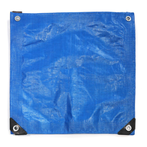 Двухцветная тент из ПЭ/ПП (коричневый/синий): эстетическая универсальность с прочной защитой