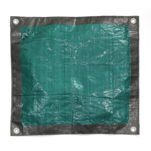 Двухцветная тент из ПЭ/ПП (тёмно-зелёная с серым краем): профессиональная защита