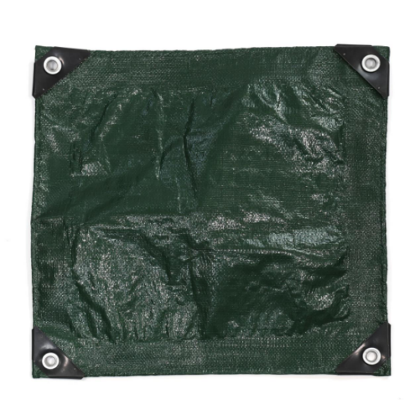 Классическая тёмно-зелёная тент из ПЭ/ПП тяжёлого класса: незаметное и прочное покрытие