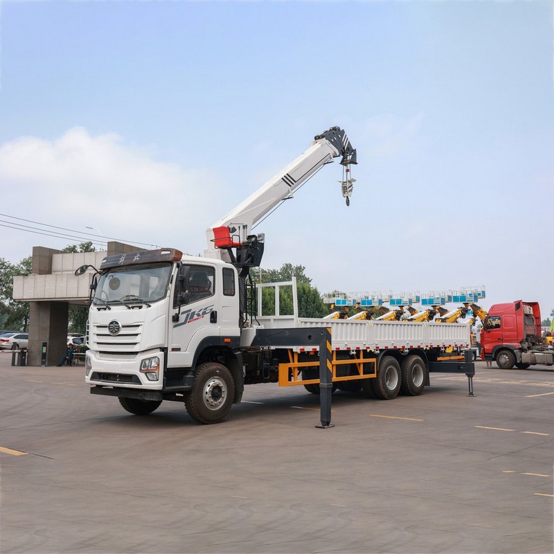 10t JieFang Кран на автомобильном шасси