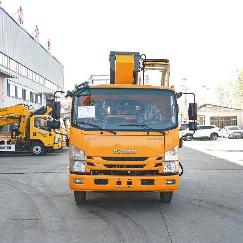 35-метровая подъемная рабочая платформа ISUZU