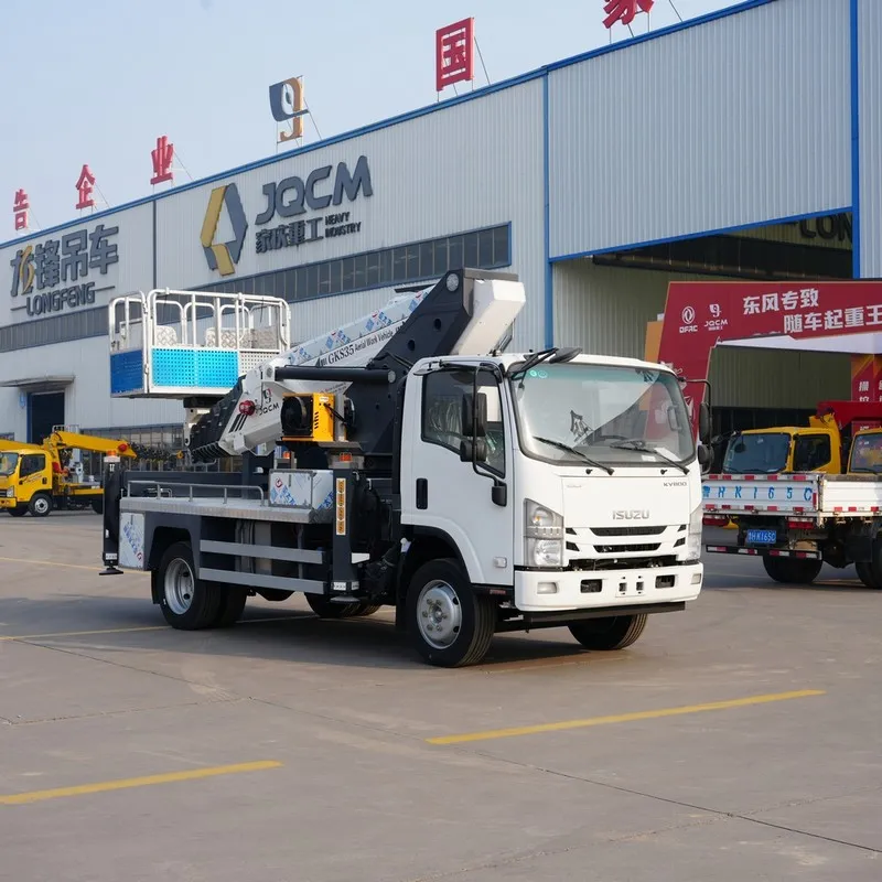35-метровая подъемная рабочая платформа ISUZU