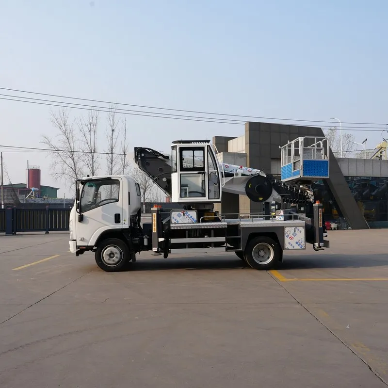 35-метровая подъемная рабочая платформа ISUZU