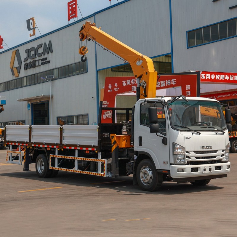 5t ISUZU 700P Кран на автомобильном шасси