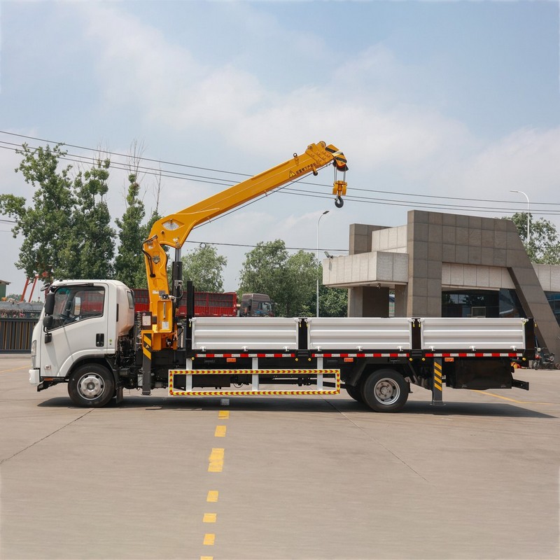 5t ISUZU 700P Кран на автомобильном шасси