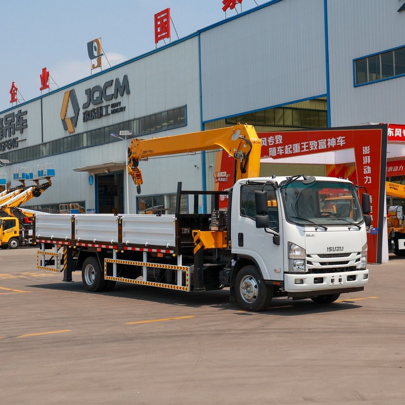 6.3t ISUZU 700P Кран на автомобильном шасси