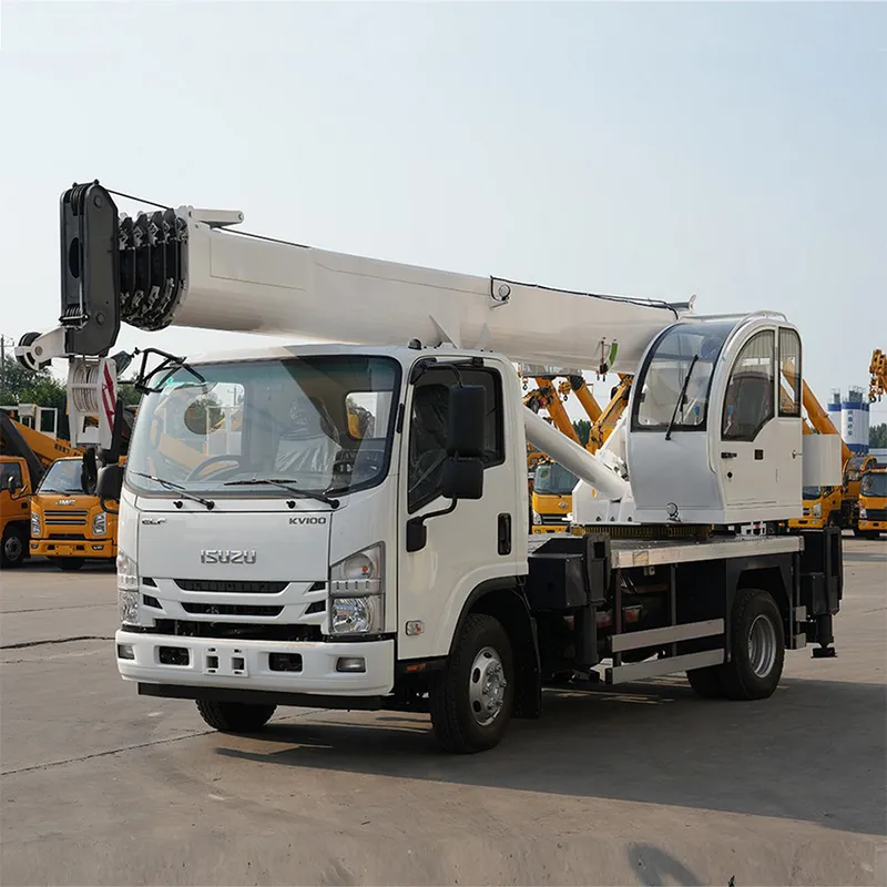 8 Тонн ISUZU KV100 Автомобильный кран