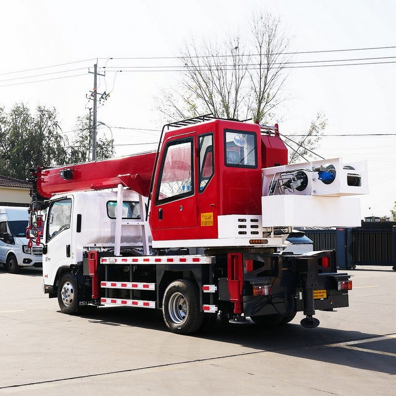 8t ISUZU KV600 Автомобильный кран