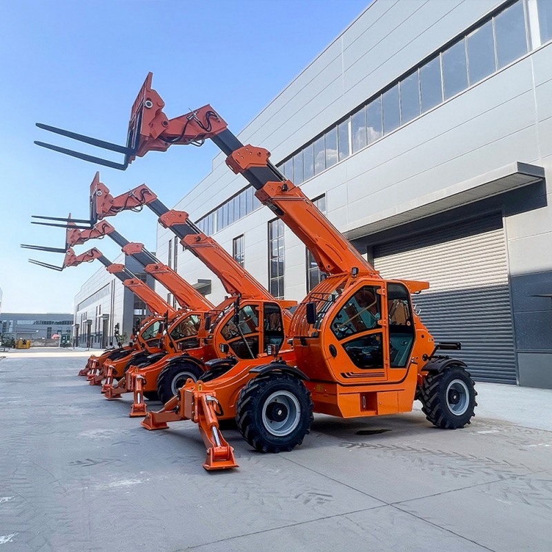 1-Телескопический вилочный погрузчик JQCM