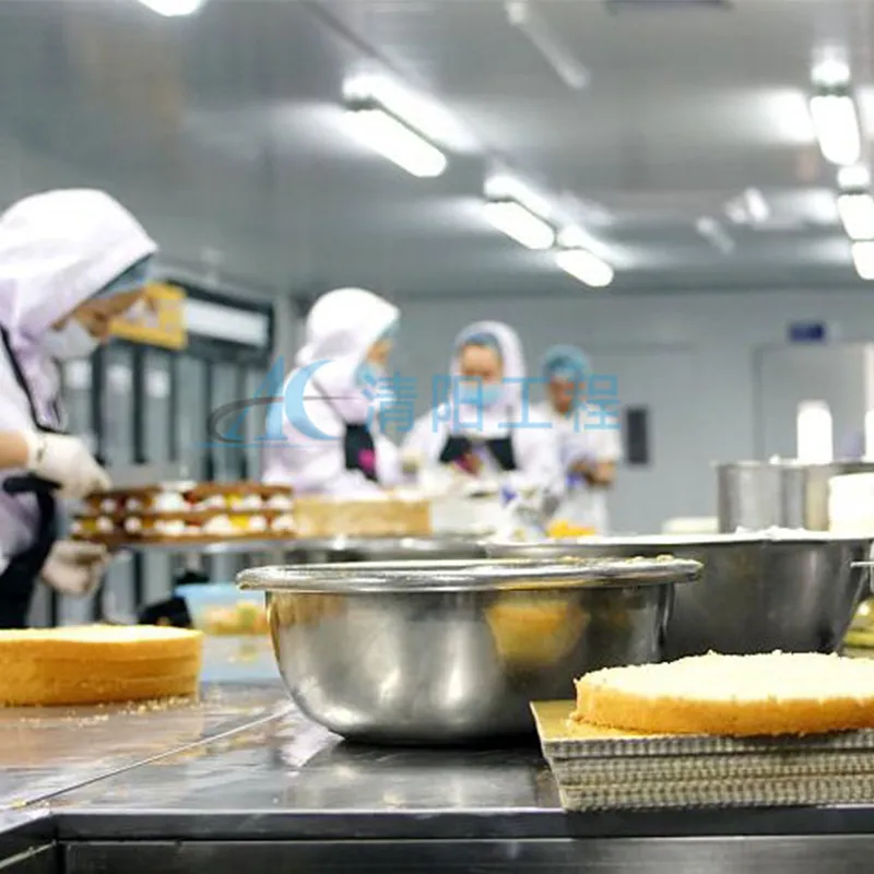 Проект компании Yongcheng Food по очистке чистых помещений класса GMP 100 000