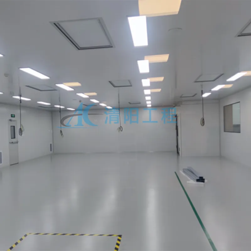 Проект чистой комнаты класса 10 000 для электроники в Шанхайском Цзядине