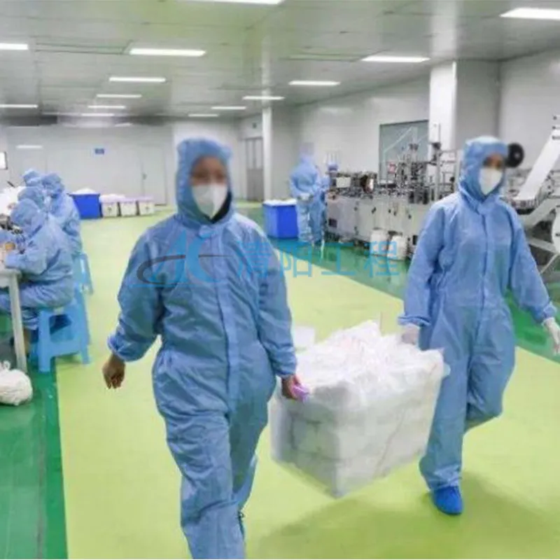 Проект чистых помещений класса C и D GMP для компании Shanghai Jixin Biotechnology Co., Ltd.