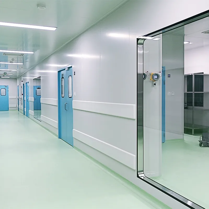 Услуги по чистовой отделке фармацевтических производств без пыли и с очисткой воздуха