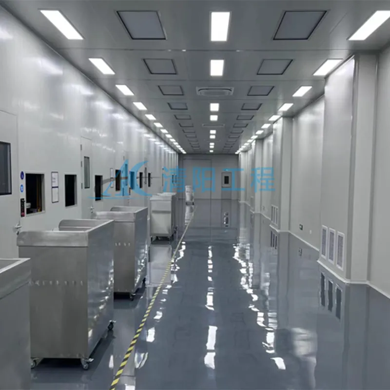 Чистое помещение класса 10 000 для производства автомобильных деталей в Цзянсу Хуайань (этап I)