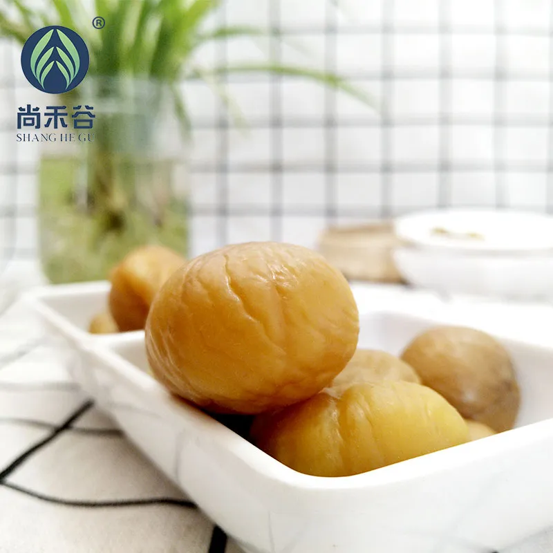 120г жареных каштанов с треснувшей скорлупой