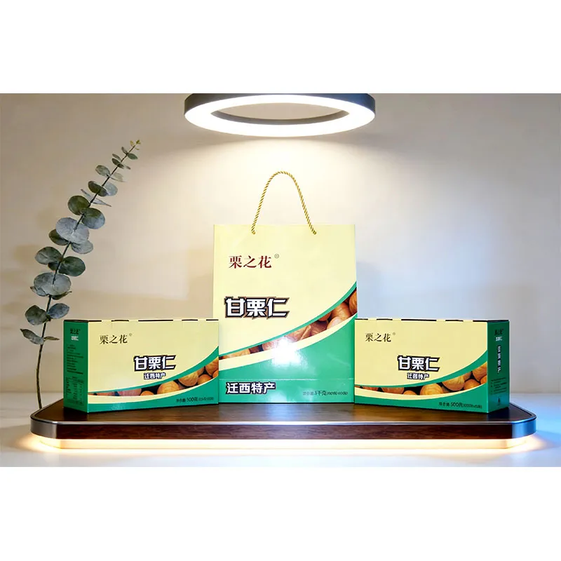 Подарочная коробка с очищенными каштанами Личжихуа