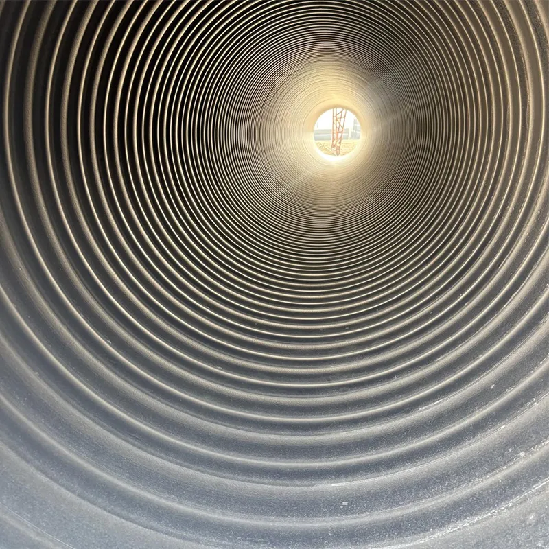 Двухслойная гофрированная труба из HDPE