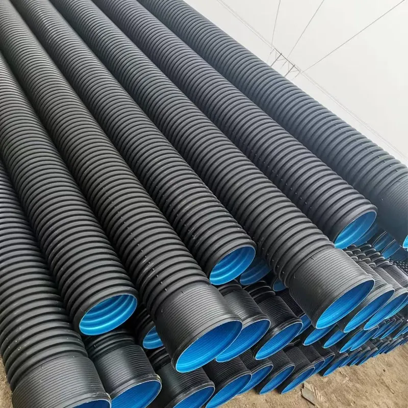 Двухслойная гофрированная труба из ПНД для силовых кабелей