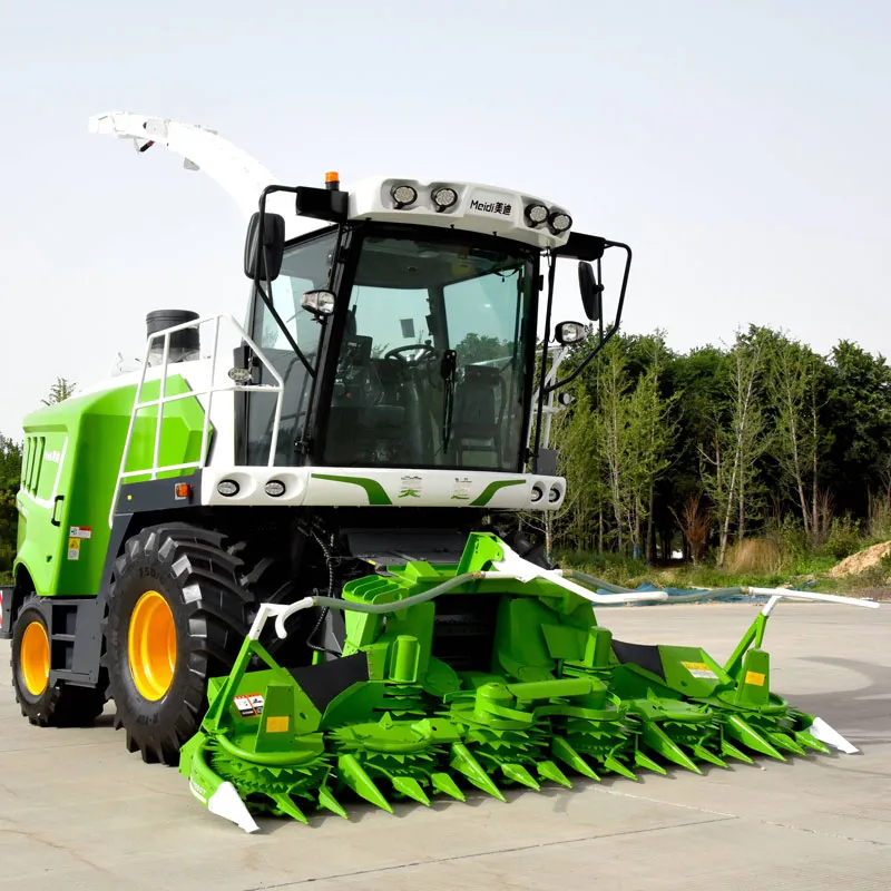 9QS-4500T Крупногабаритный Самоходный Сельскохозяйственный Кукурузоуборочный Комбайн с Прецизионными Режущими Ножами