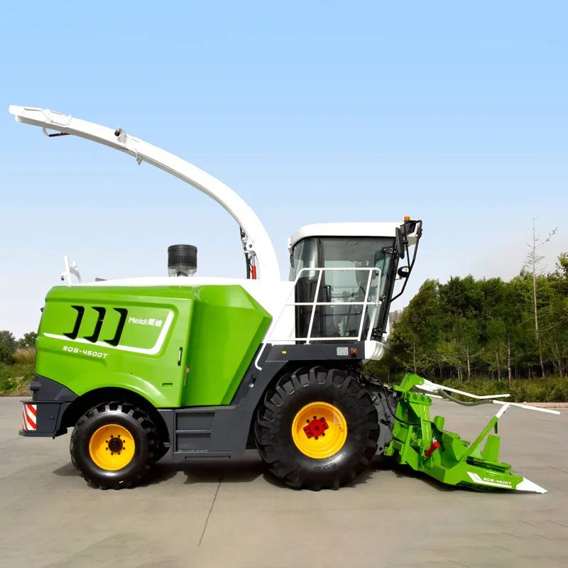 9QS-4500T Крупногабаритный Самоходный Силосоуборочный Комбайн для Кукурузы с Гидроусилителем Рулевого Управления Повышенной Надежности