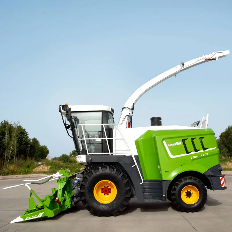 9QS-4500T Крупногабаритный Самоходный Силосоуборочный Комбайн для Кукурузы с Гидроусилителем Рулевого Управления Повышенной Надежности