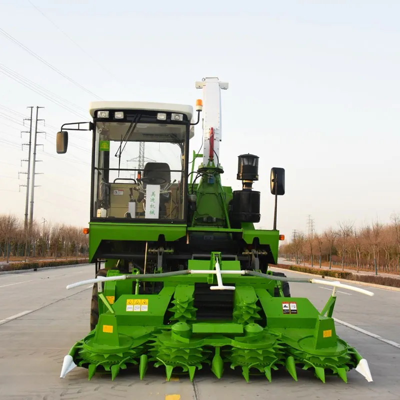 9QZ-3300B Мощный Самоходный Малогабаритный Сельскохозяйственный Комбайн для Уборки Зерна, Кукурузы и Силоса