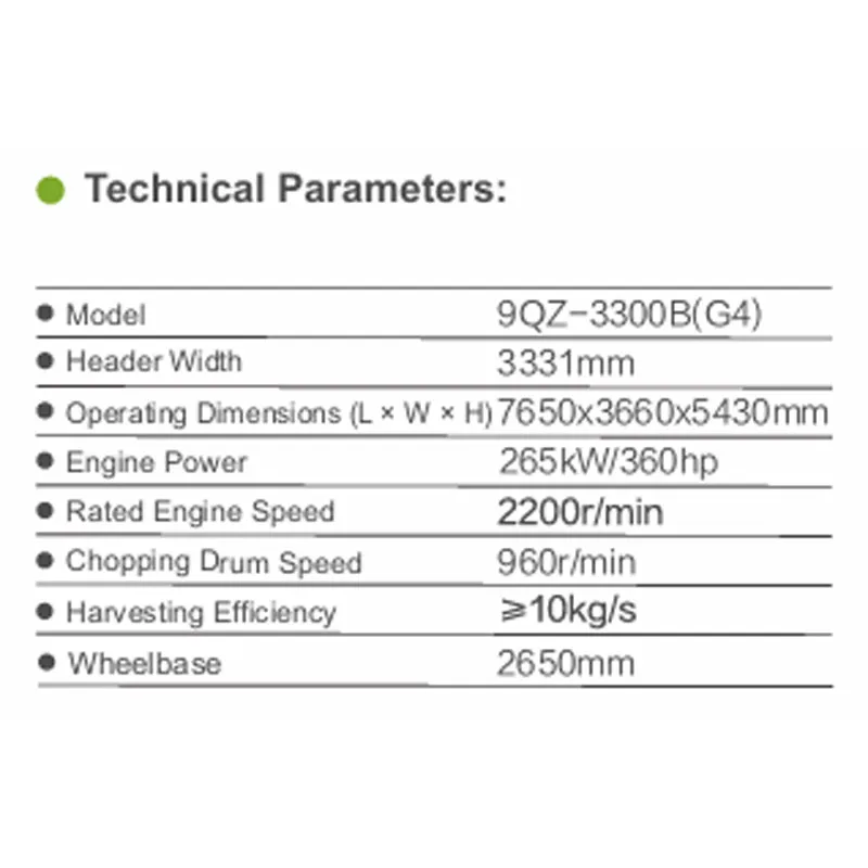 9QZ-3300B Мощный Самоходный Малогабаритный Сельскохозяйственный Комбайн для Уборки Зерна, Кукурузы и Силоса