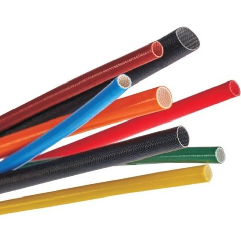 Силиконовая стеклотканевая трубка (трубка с внутренним силиконовым и внешним стеклотканевым слоем)