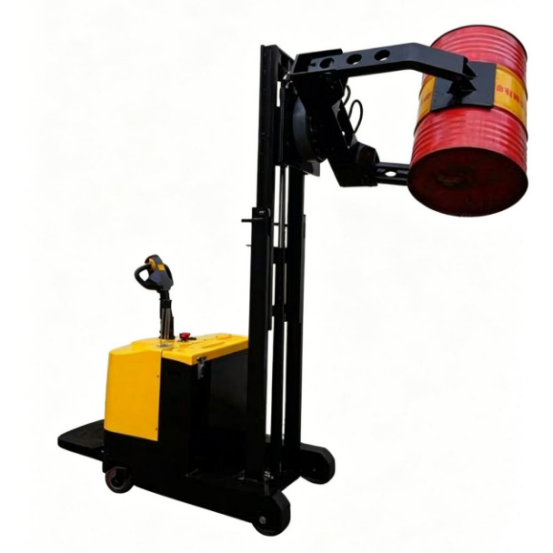 Компания «Юхун Хидравлик» представила новое поколение полностью электрических поворотных тележек для бочек, обеспечивающих безопасную и эффективную транспортировку промышленных грузов