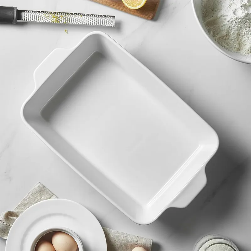 13-дюймовая форма для запекания — керамическая форма для запекания 9×13 дюймов, глубокая форма для лазаньи