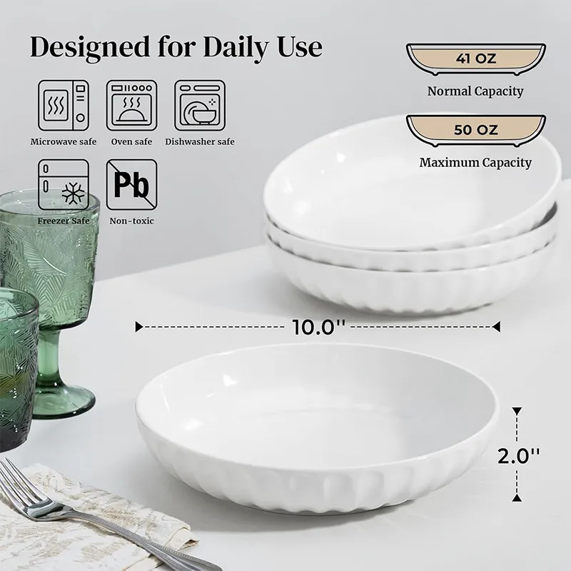 9,8-дюймовая тыквенная чаша — миска для пасты, большая 10-дюймовая чаша для сервировки салатов