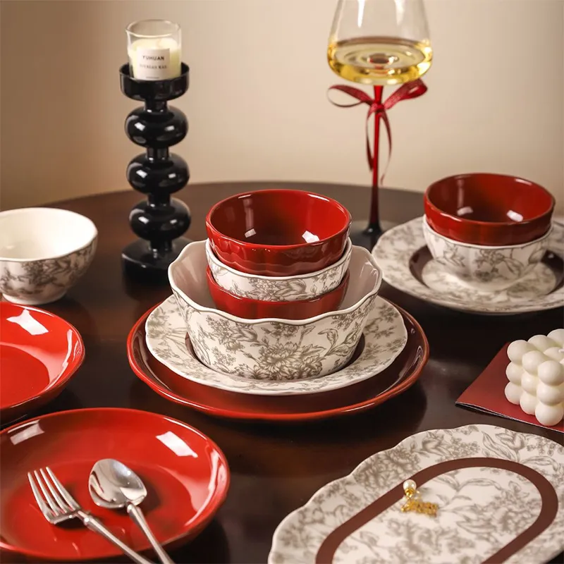 Набор посуды — подарочная коробка с изысканной и практичной посудой для помолвки, свадьбы или в подарок новобрачным