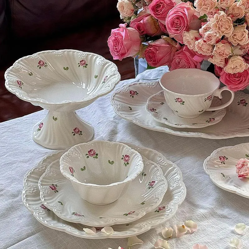 Новая стильная тарелка — набор посуды для стейков, пасты, салатов, овощей и завтраков в западном стиле