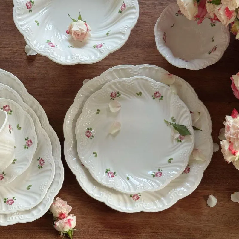 Новая стильная тарелка — набор посуды для стейков, пасты, салатов, овощей и завтраков в западном стиле