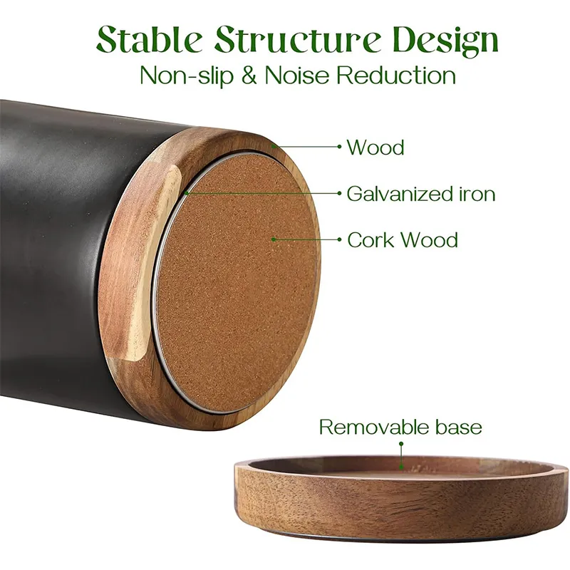 Подставка для палочек для еды — 7,6-дюймовая вращающаяся подставка для кухонных принадлежностей на 360°, подходит для хранения на столешнице