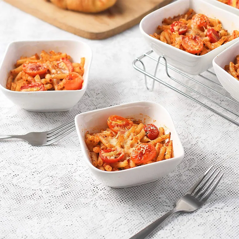 Полуквадратная десертная чаша — 8-унцевая термостойкая форма для запекания, форма для крем-брюле