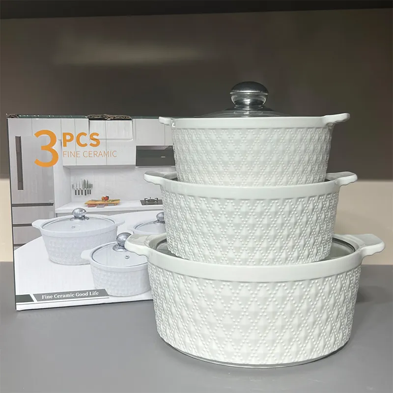 Супник — керамический мини-голландский горшок набор из 4 предметов, маленький противень для лазаньи и суфле, подходит для духовки, микроволновки и посудомоечной машины