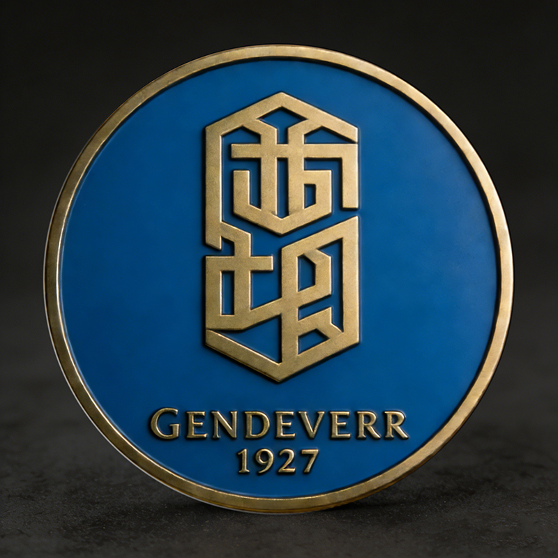 Изготовление металлических значков и памятных монет на заказ с технологией матового лака