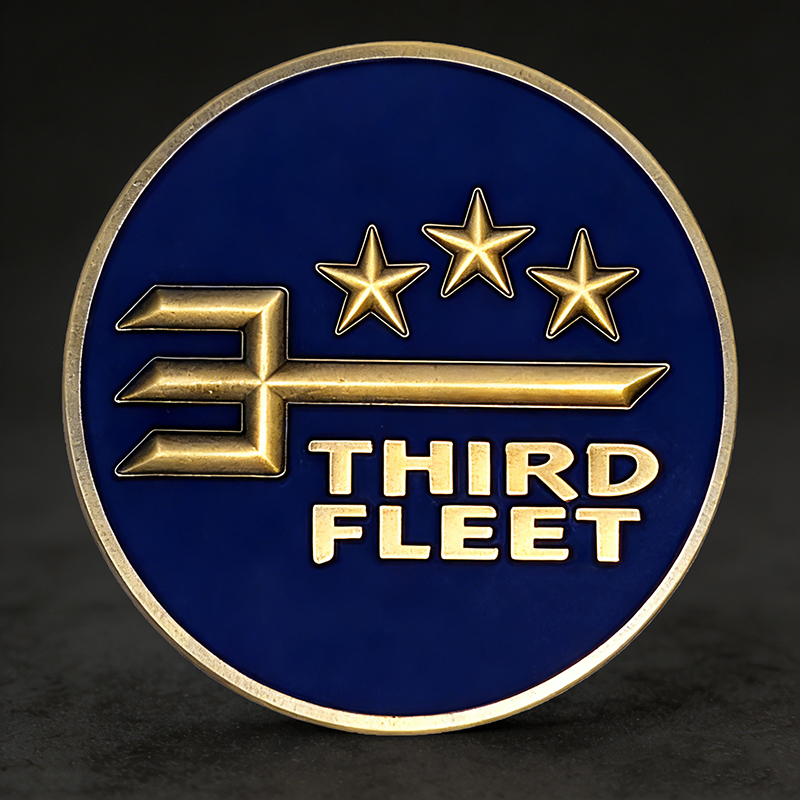 Изготовление металлических значков и памятных монет на заказ с технологией матового лака