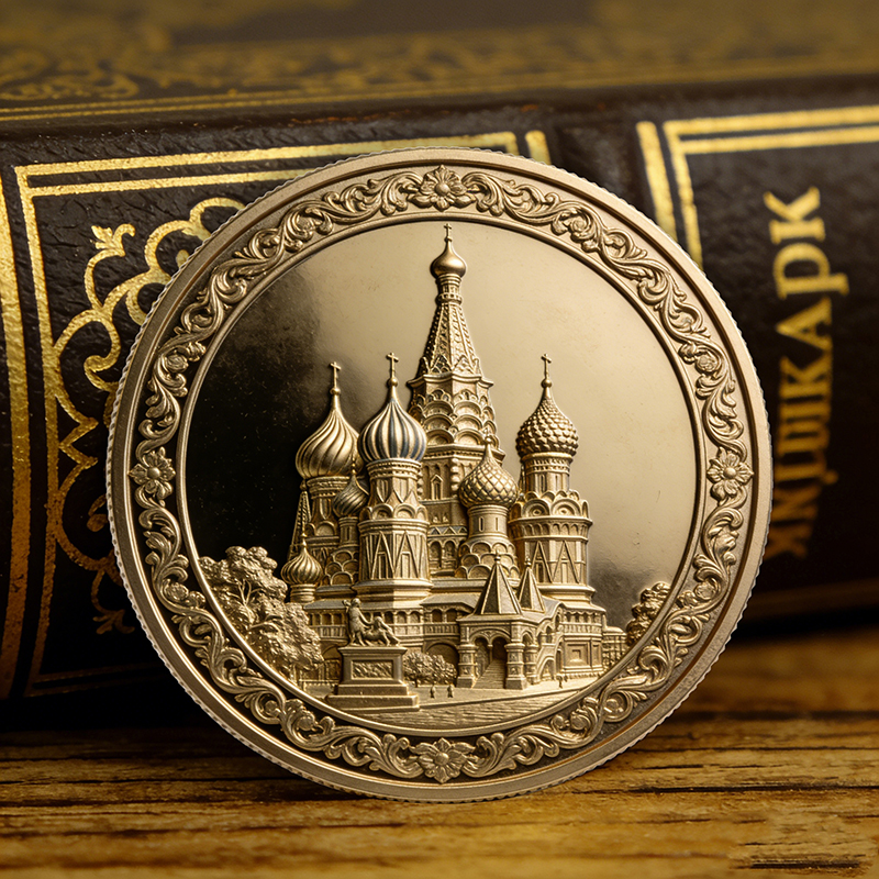 Изготовление металлических значков и памятных монет на заказ с рельефной технологией