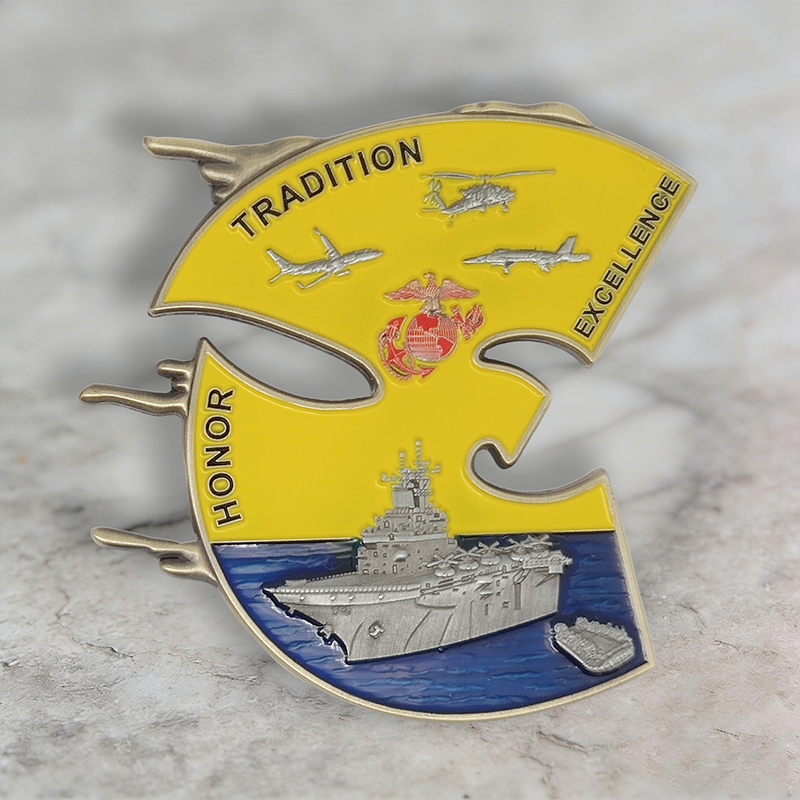 Изготовление металлических значков и памятных монет на заказ с технологией эмалирования