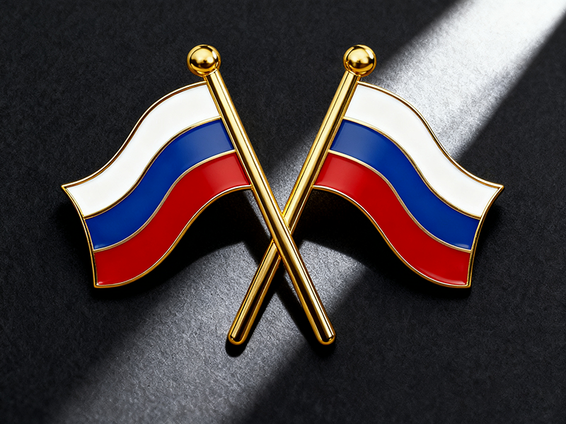 Значок с изображением национального флага (5)