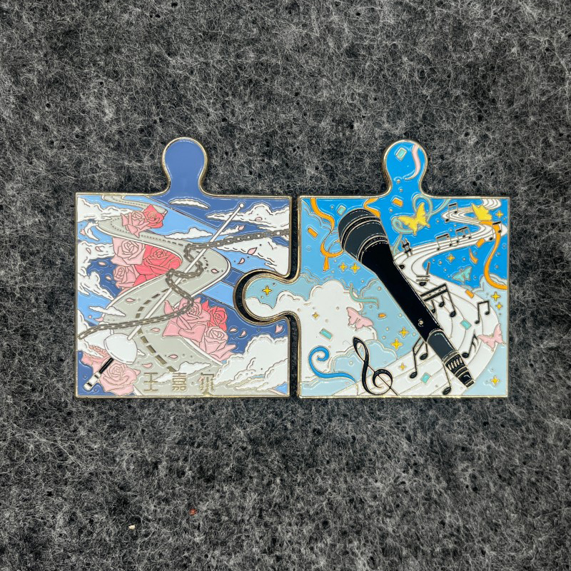 Изготовление значков и памятных монет в стиле пазлов