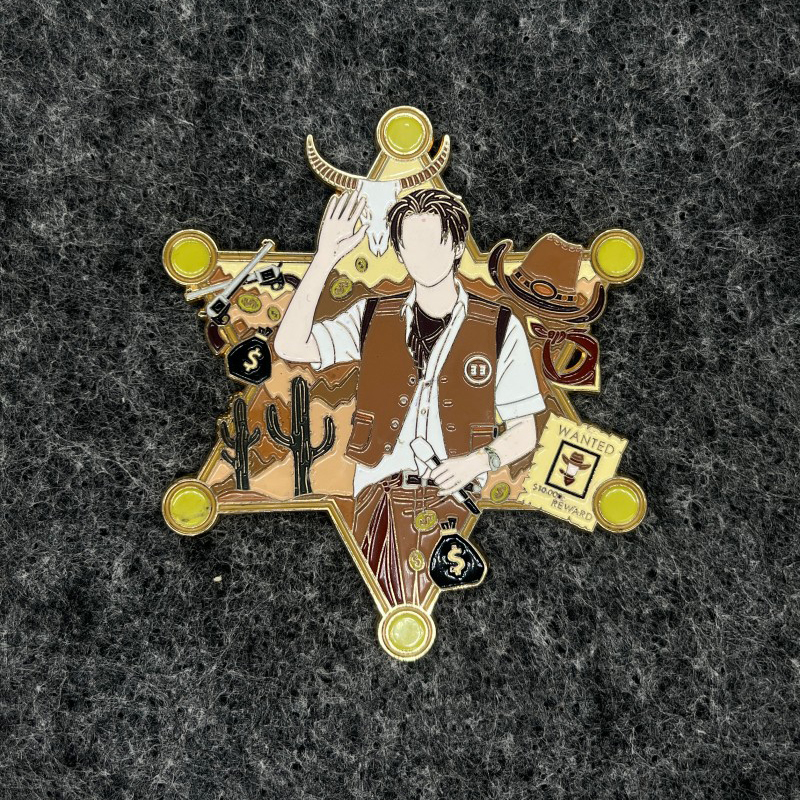 Изготовление значков с символикой знаменитостей на заказ