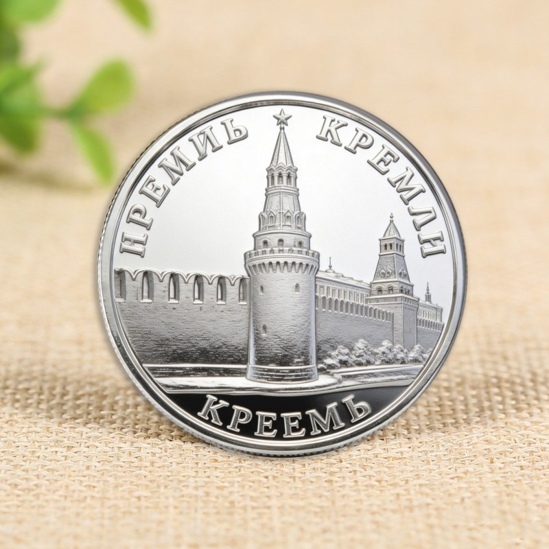 Изготовление металлических значков и памятных монет с технологией никелирования