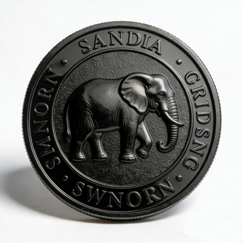 Изготовление металлических значков и памятных монет с технологией чёрного никелирования