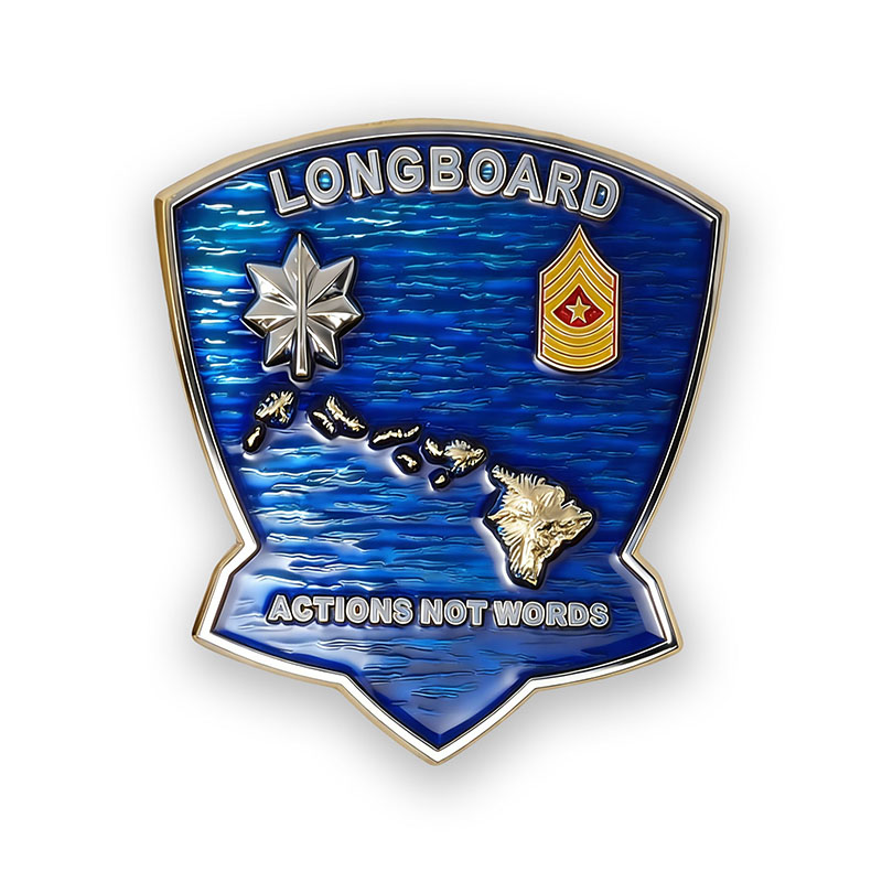 Индивидуальная прозрачная лаковая отделка для металлических значков и памятных монет