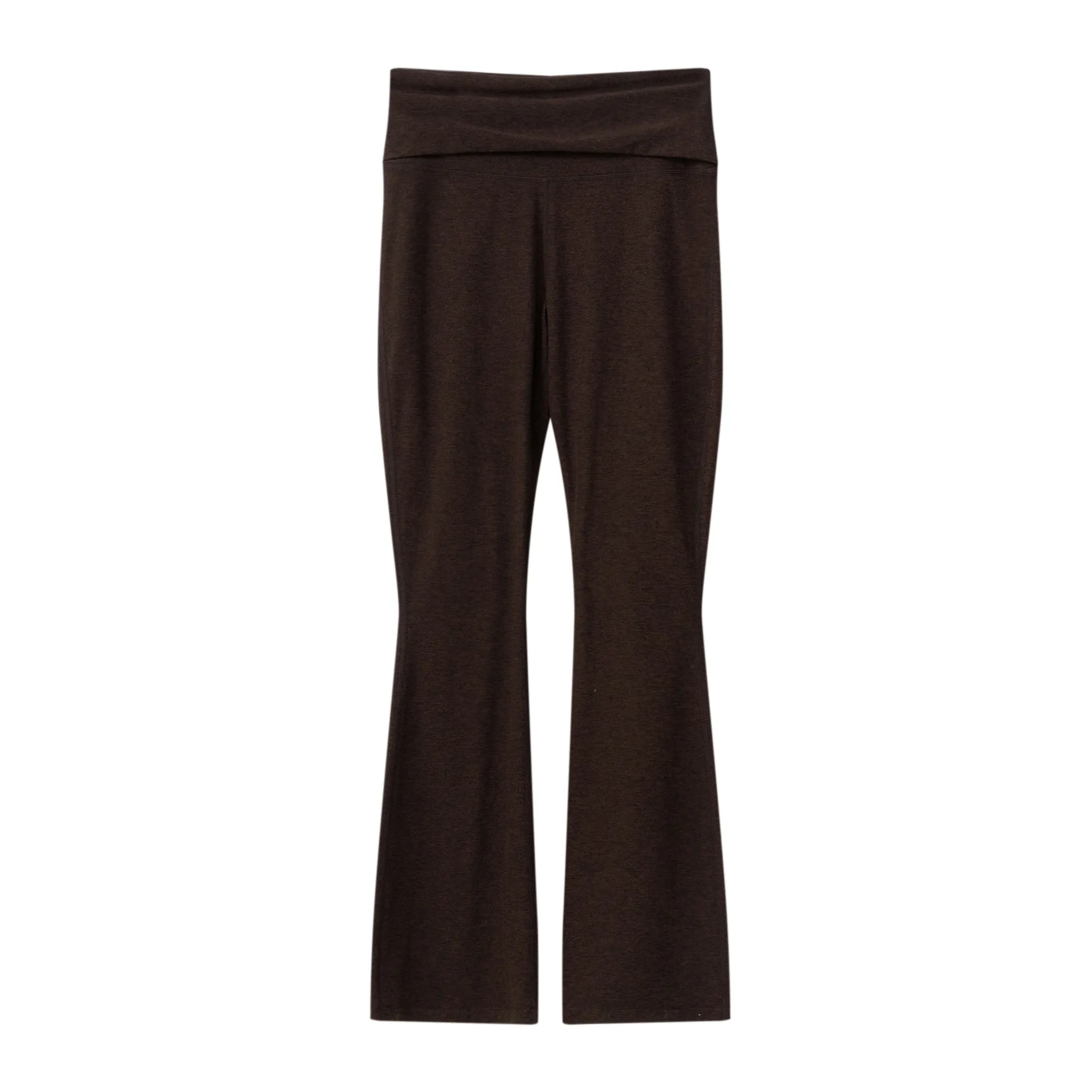 Женские йога-брюки с высокой талией и расклёшенным кроем