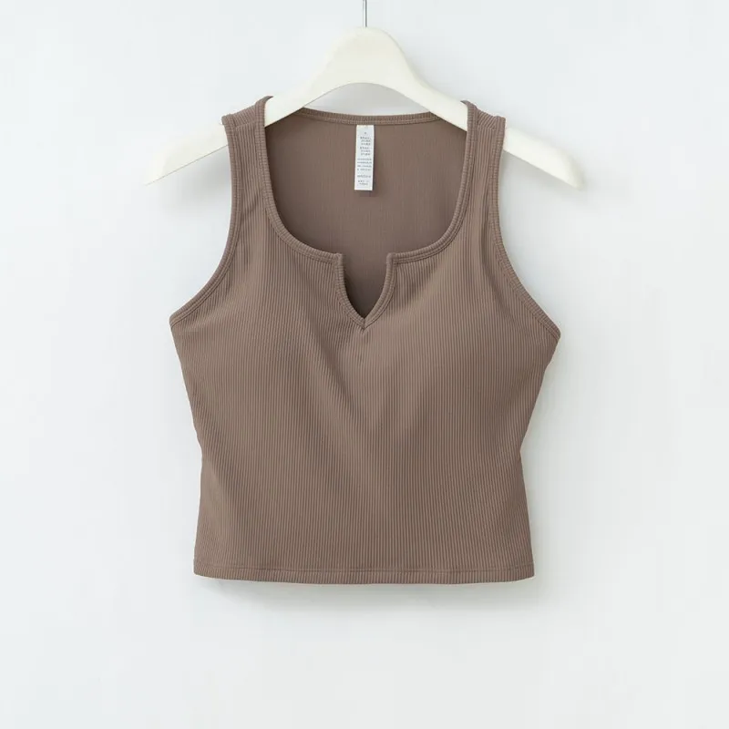 Женская спортивная бесшовная майка